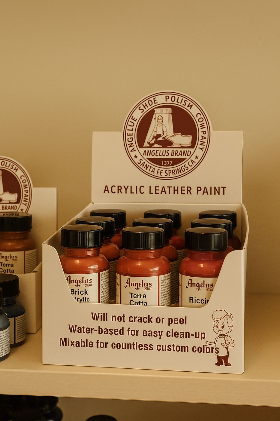 Colori acrilici Angelus per pelle